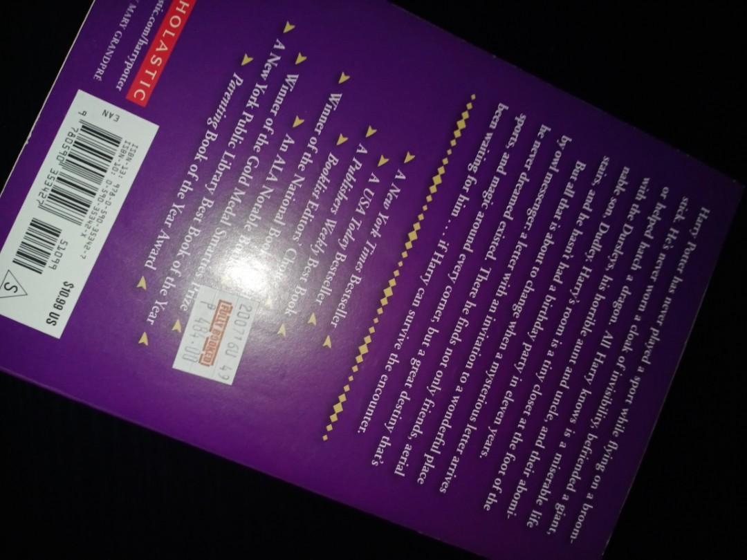 Harry Potter and the Sorcerer's Stone (Category: Storybooks) located in Taguig. Submitted by butternugget (Listing ID 1065459374, Image 2). Description: Brand new copy from fully booked..