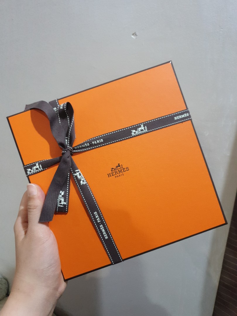 Hermes Box with Ribbon, Luxury, Accessories on Carousell