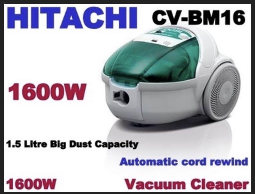 Hitachi Vacuum Cleaner (CVBM16) Powerful & Compact, Home Appliances, Cleaning & Laundry on