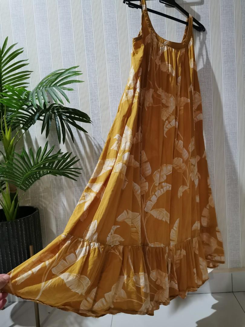 H&m yellow shop dress 2019
