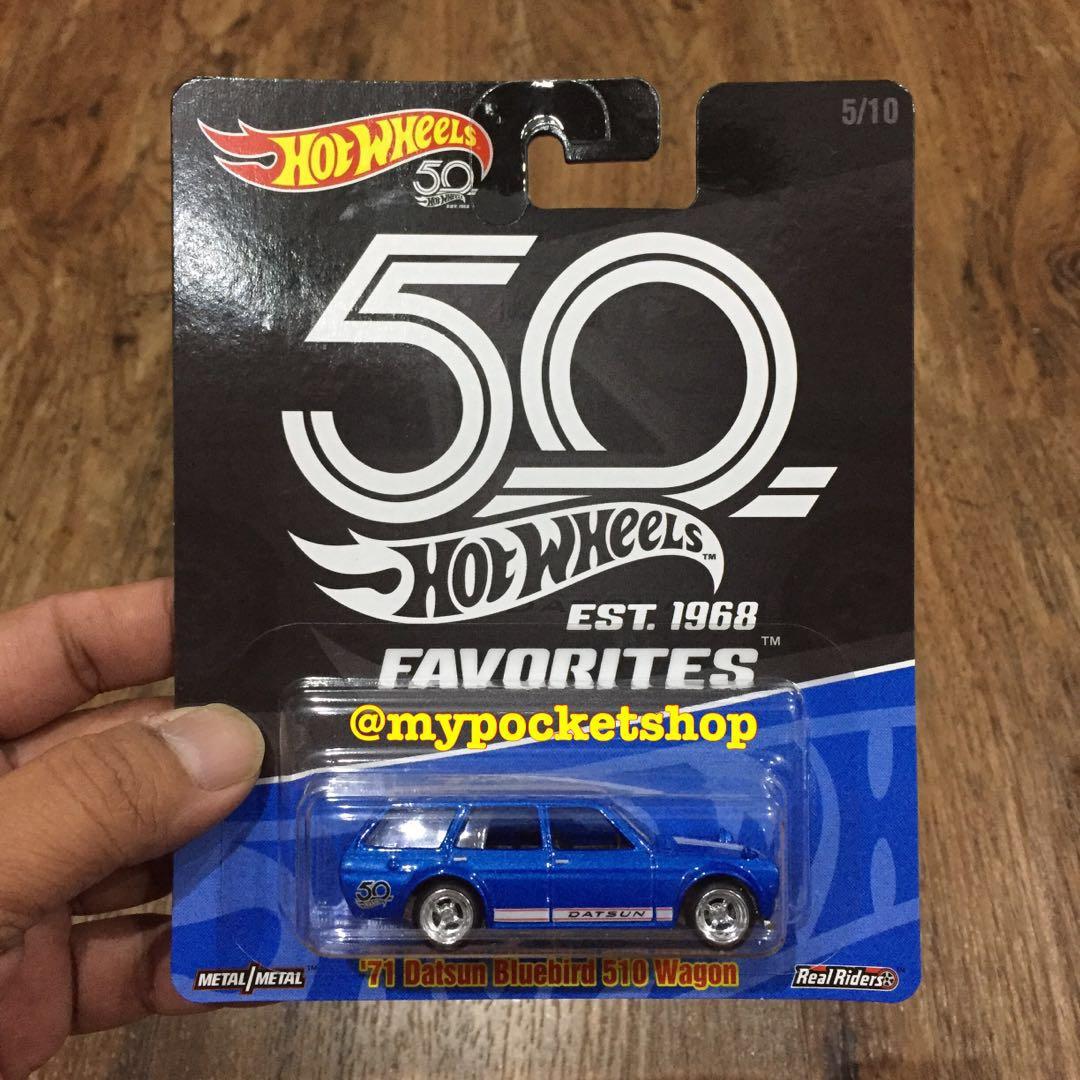 2018 Hot Wheels 50th Favorites 71 Datsun Bluebird 510 Wagon