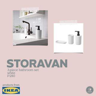 IKEA Storavan 3 pc bathroom set