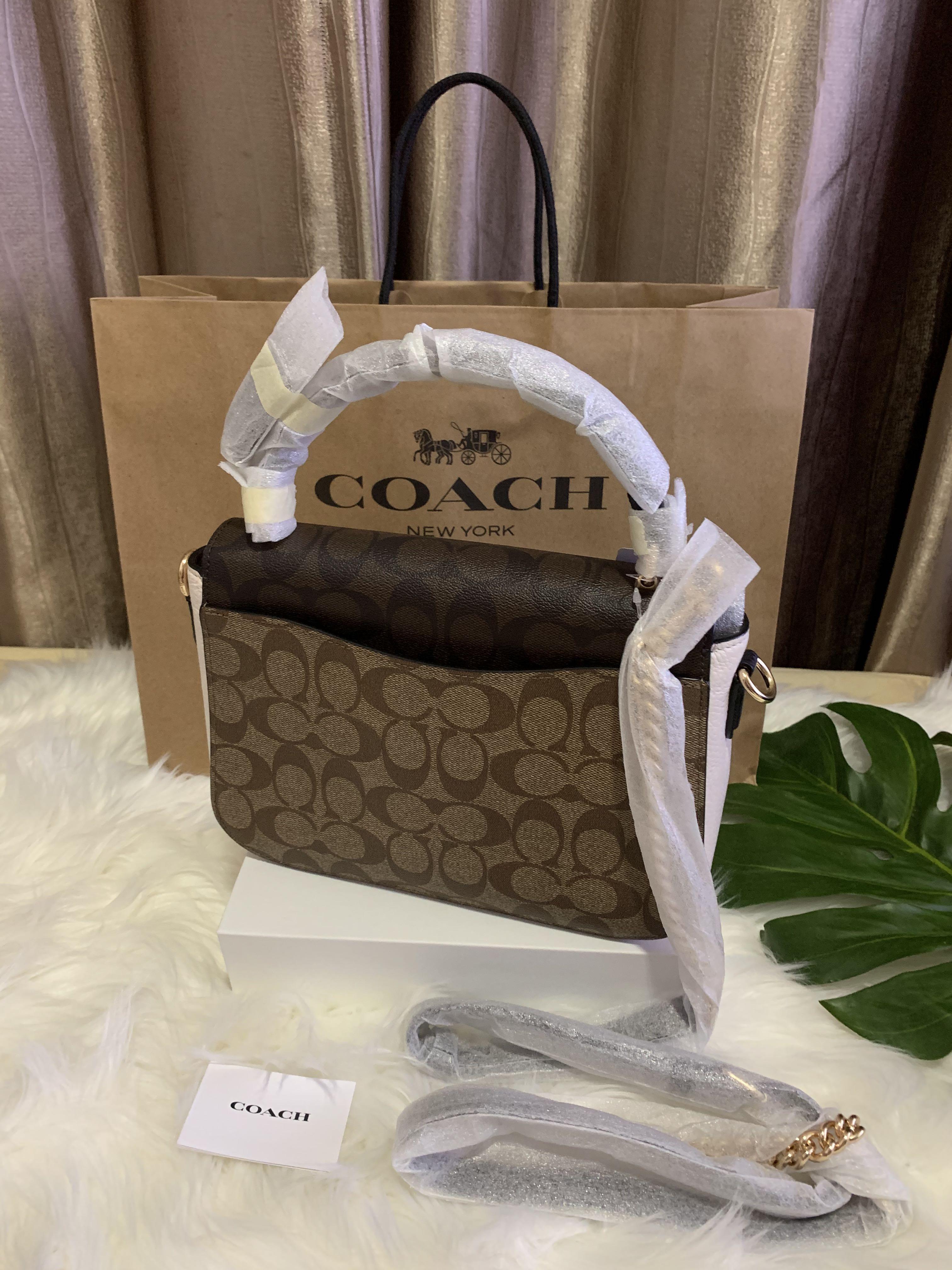 Coach Marlie Top Handle Satchel In Colorblock Im/Chalk Multi C2836