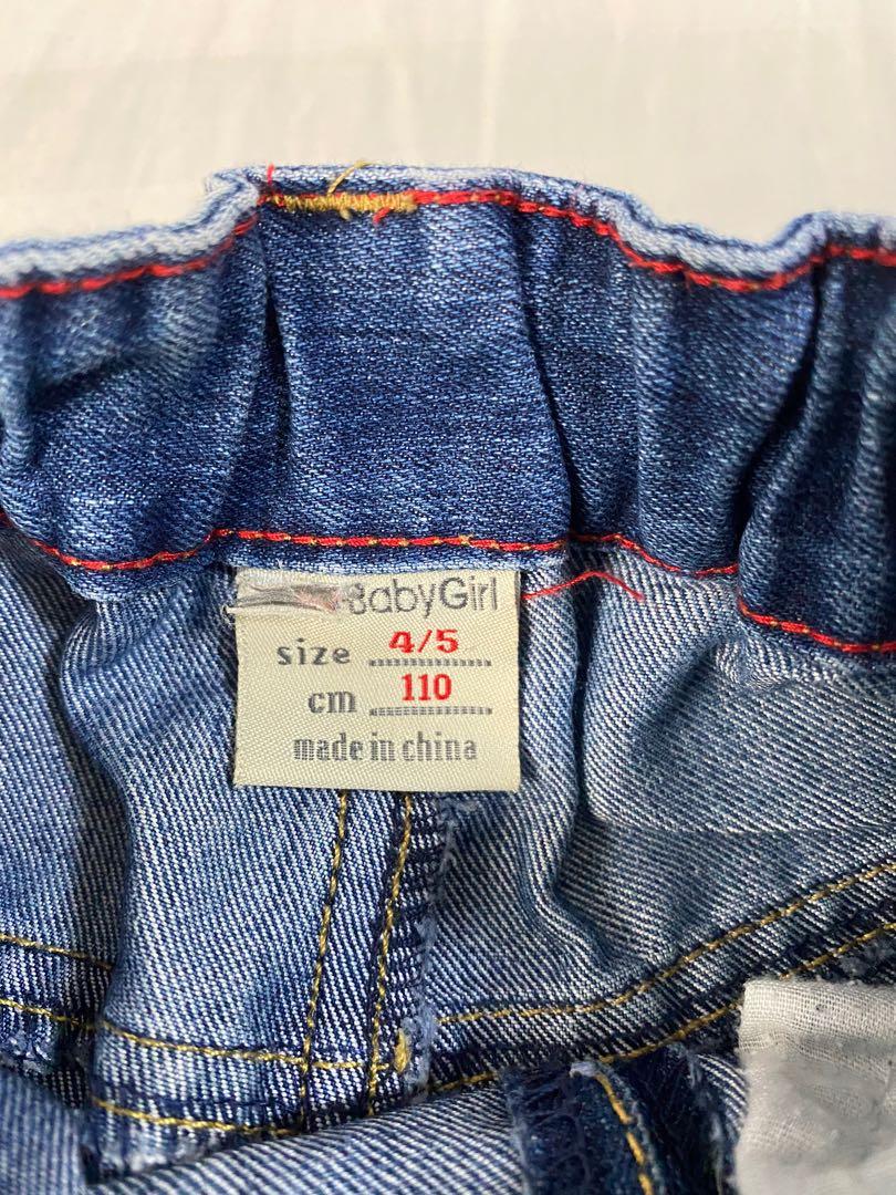 Jeans for 4yo girls (Category: Babies & Kids Fashion) located in Paranaque City. Submitted by buttonbabies (Listing ID 1065515899, Image 2). Description: Pre-loved jeans for 4yo girls. .