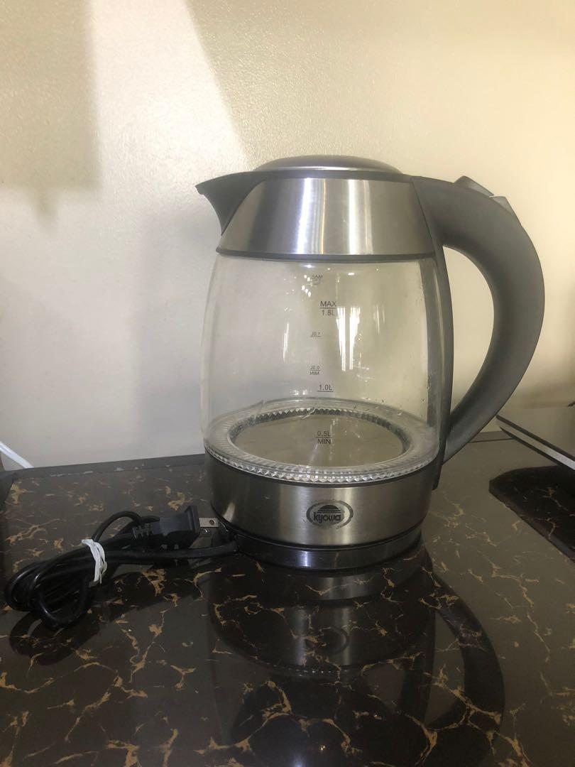 Kyowa 1.8L Glass Body Electric Kettle, TV & Home Appliances, Kitchen