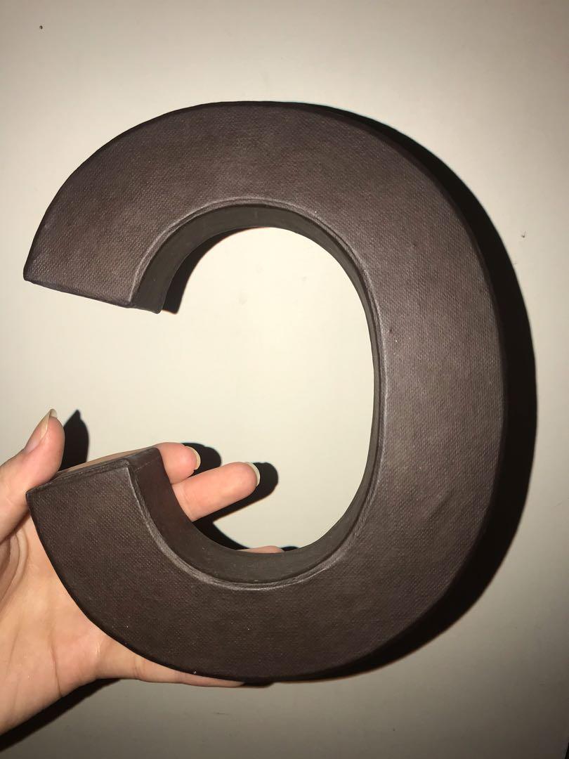 Letter C Room Decor, Furniture & Home Living, Home Improvement ...