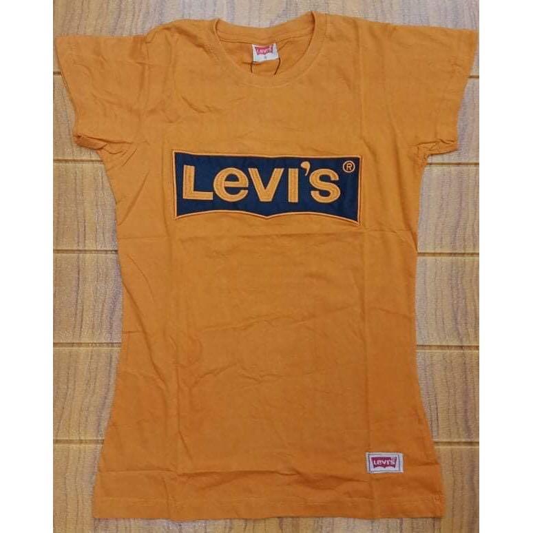 levis mustard t shirt