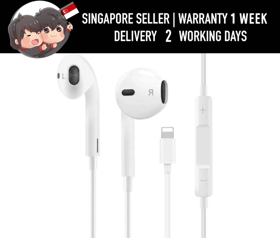 Lightning Headset Pop up WIndow GL7A 195, Audio, Portable Audio Accessories on Carousell