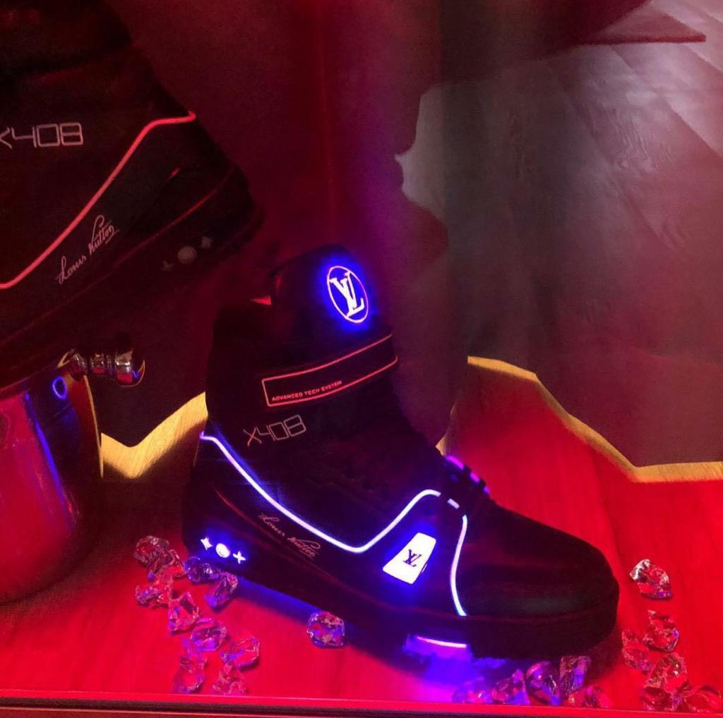 Louis Vuitton X408 Fiber Optic LED Trainer Sneakers
