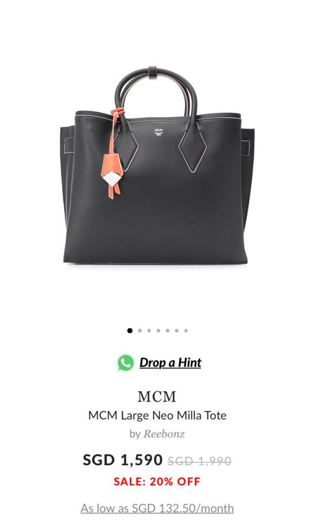 Mcm neo best sale milla tote