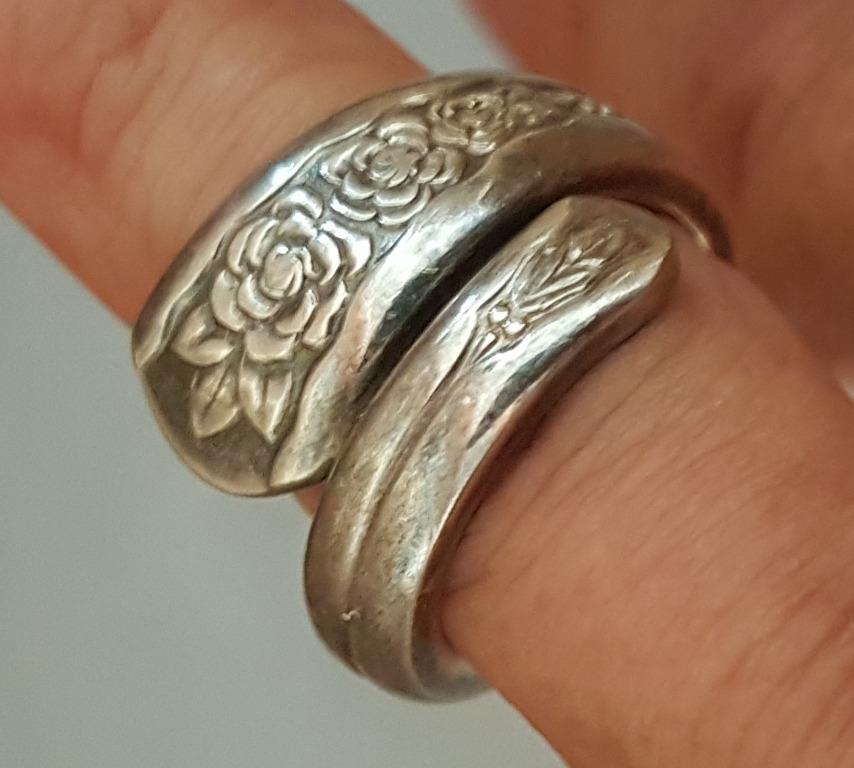 Luxury Silver Spoon Jewellery Exquisite Sterling Silver Ring