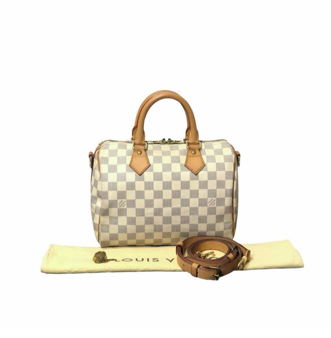 LOUIS VUITTON Speedy Bandouliere Damier Azur Hand Bag N41373 #AB443 |  VINTAGE MODE JP