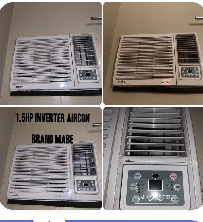 Mabe 1.5HP inverter aircon, TV & Home Appliances, Air Conditioning and