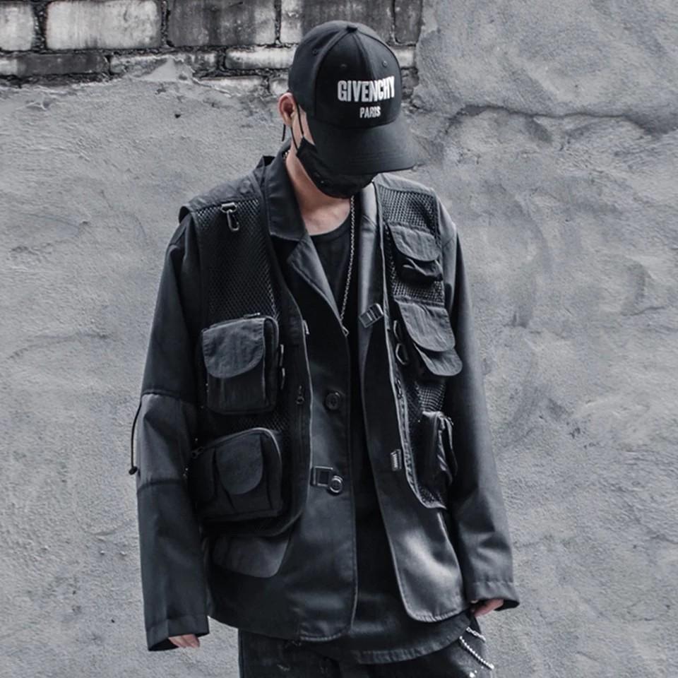 Mens black tactical jacket sale