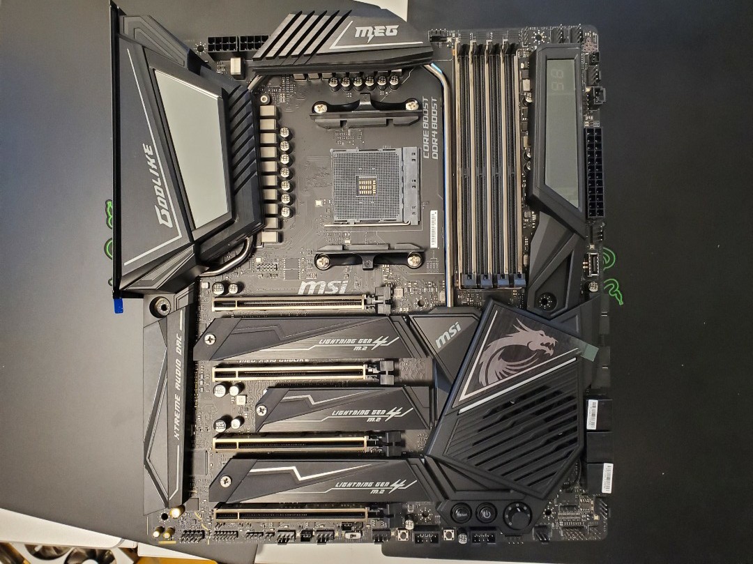 MSI X570 Godlike High end AMD motherboard