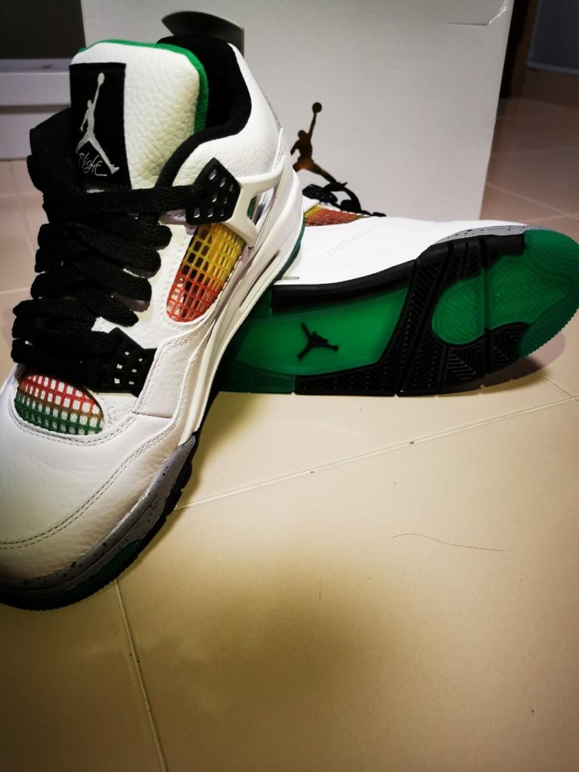 nike air jordan 4 lucid green