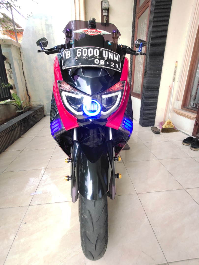 Nmax 2016 Modif Nomer Cantik, Motor di Carousell