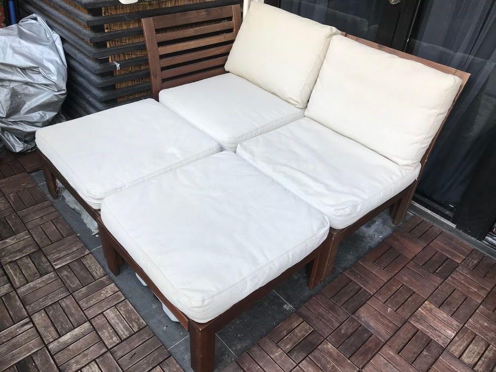 ikea applaro outdoor sofa furniture home living furniture chairs on carousell