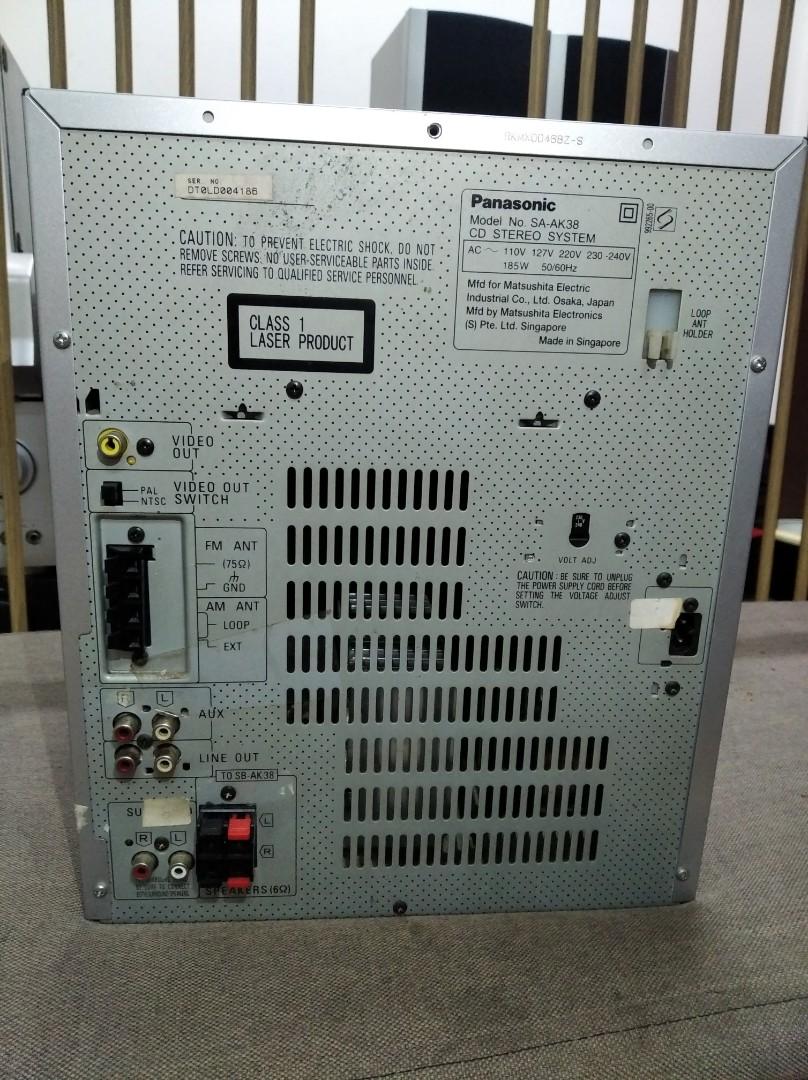 Panasonic SA-AK38, Audio, Portable Audio Accessories on Carousell
