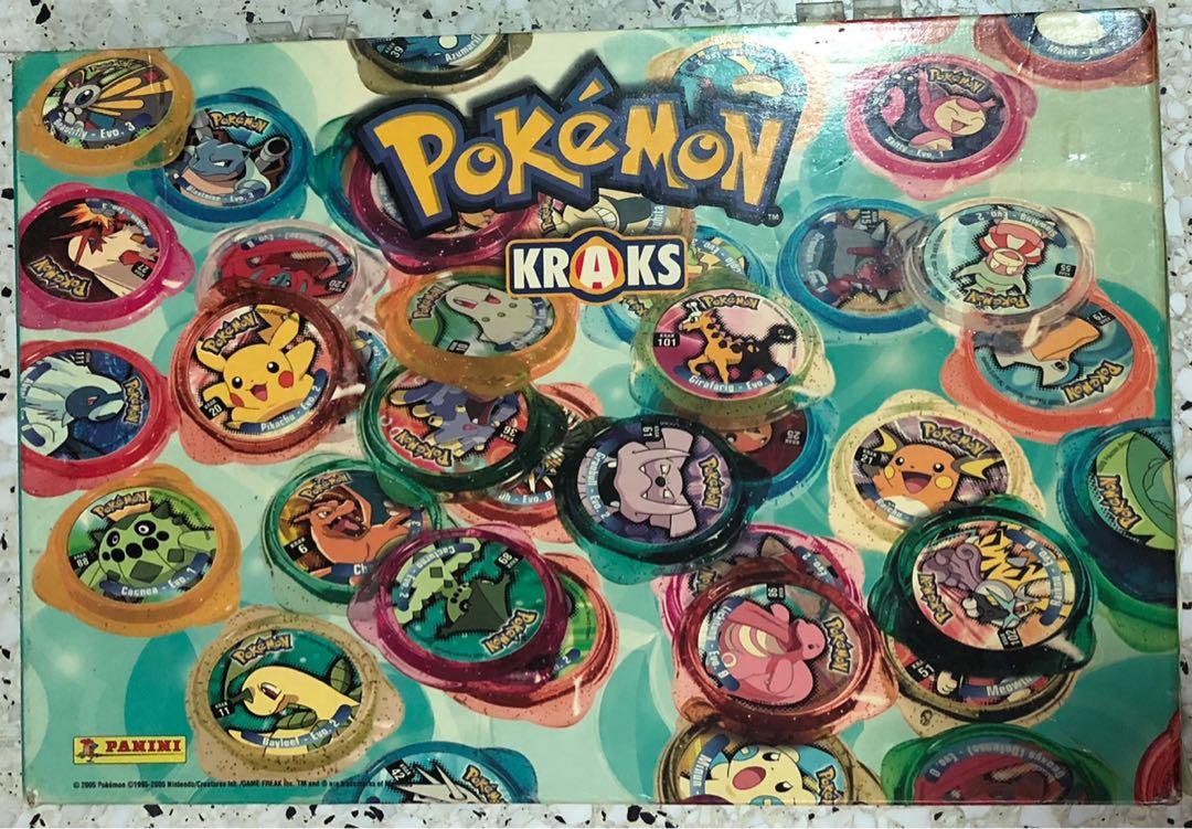 Panini Pokemon Kraks The Full Collection 120 Pieces In Original 