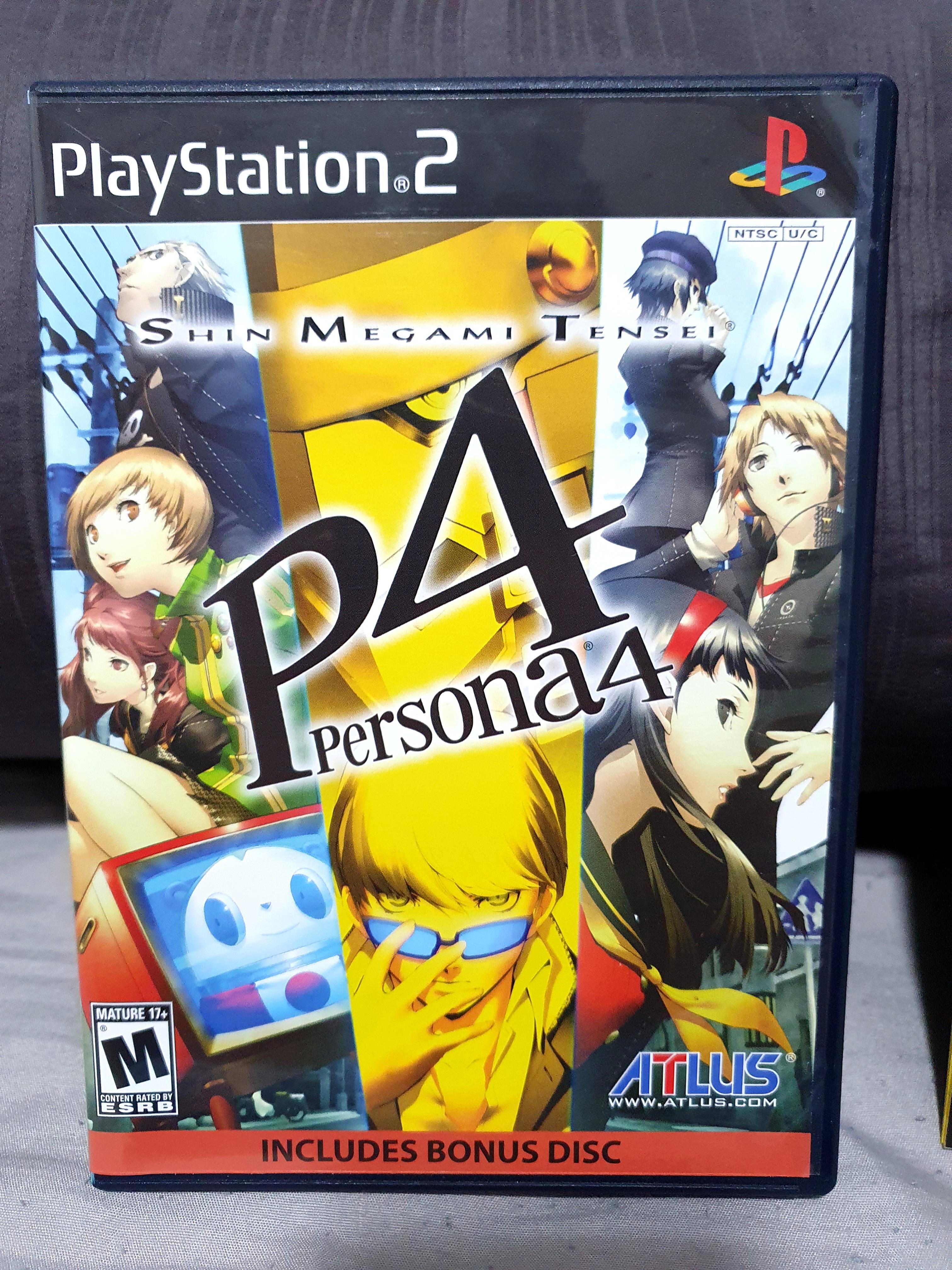 [Rare] Persona 4 PS2 GAMES - 2 Disc Edition (Soundtrack) + FREE SHIPPING