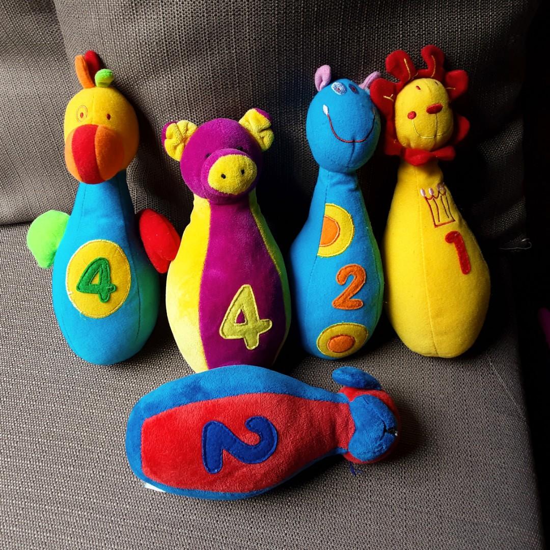PLUSH ANIMAL BOWLING PIN SET, Babies & Kids, Infant Playtime on Carousell PLUSH ANIMAL BOWLING PIN SET, Babies & Kids, Infant Playtime on Carousell