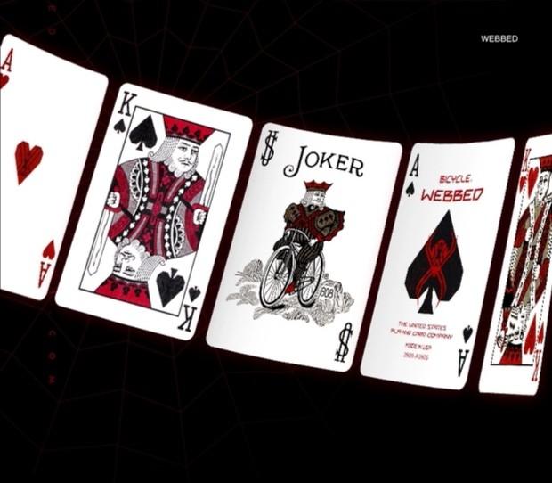 Poker Cards Bicycle Webbed Playing Cards Black Red. Made in USA USPCC 2020. Cardistry illusionist magician magic tricks spiderman spiderweb. Brand new sealed with cellophane instocks Hobbies Toys Toys