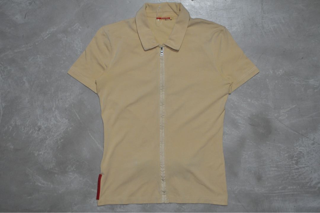 Prada zip polo clearance