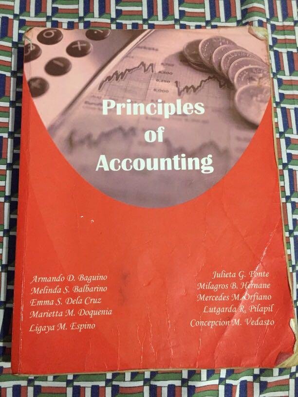 Principles of Accounting, Hobbies & Toys, Books & Magazines, Textbooks