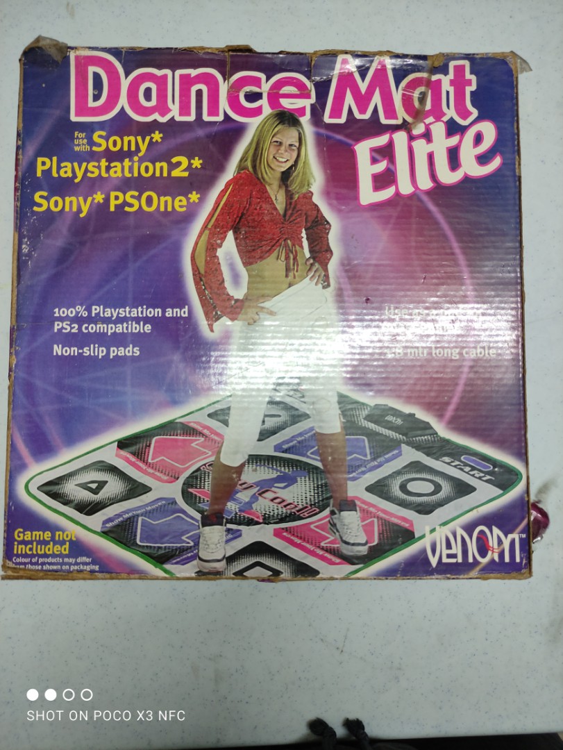 PS2/1 dance mat elite, Video Gaming, Gaming Accessories, Interactive