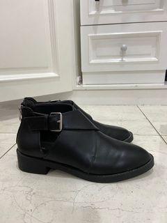 Pull n bear Black ankle boots