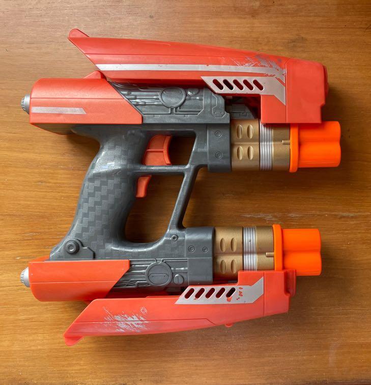 RARE Guardians of the Galaxy GOTG Nerf Starlord Quad Blaster for fun ...