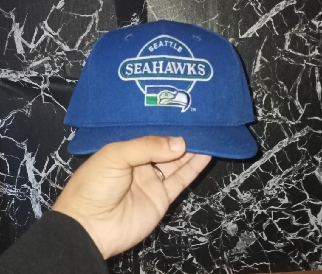 Seahawks coach cap round logo by sport 