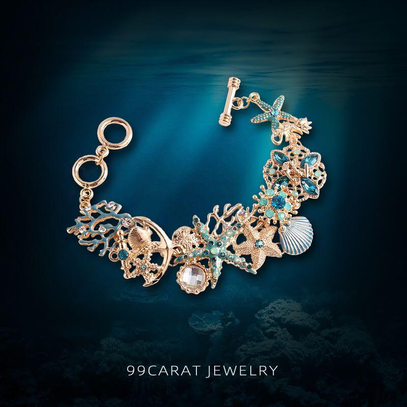 Spot Marine life starfish coral shell anchor flash diamond
