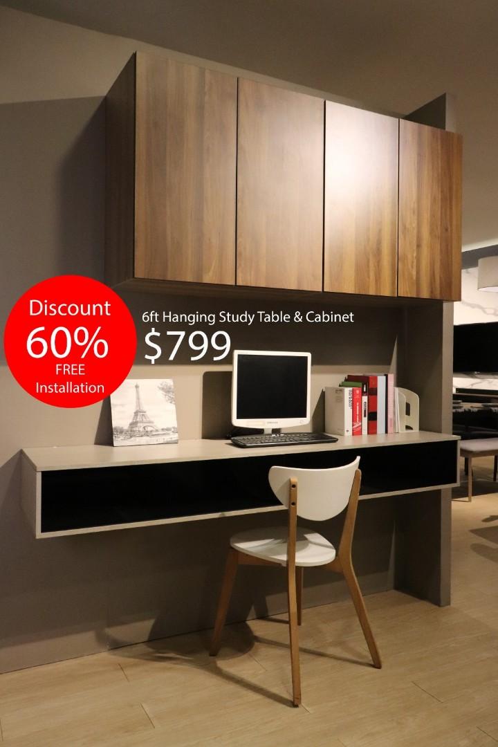 Hanging study table cheap