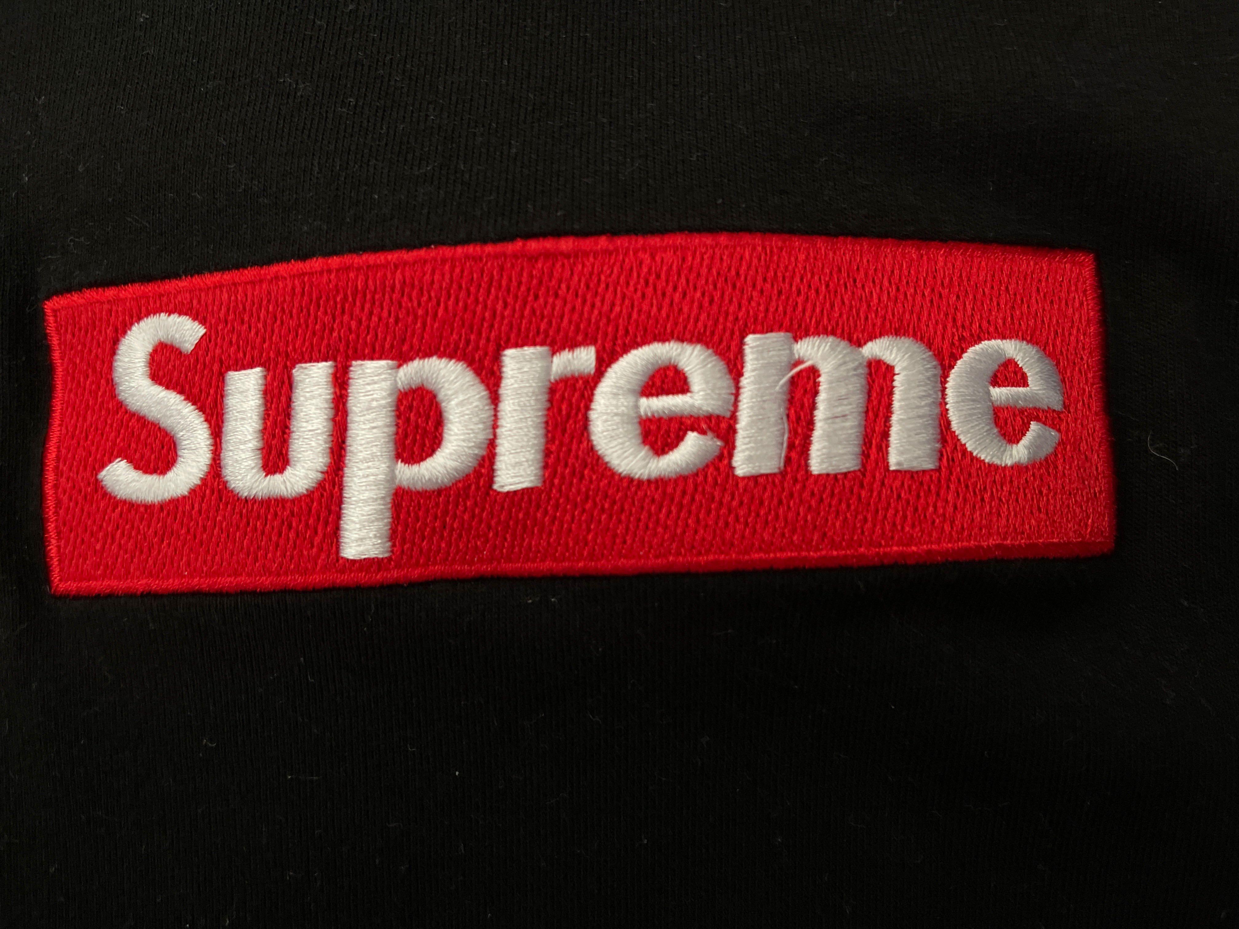 red supreme t shirt