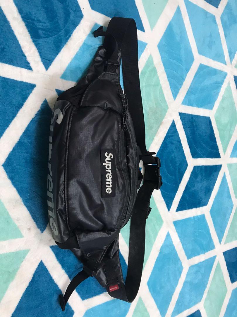 SUPREME WAIST BAG (ss17) Teal Blue, Men's Fashion, Bags, Sling Bags on  Carousell