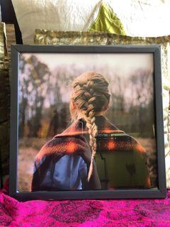 TAYLOR SWIFT EVERMORE FOLKLORE FRAMED PRINTED ALBUM