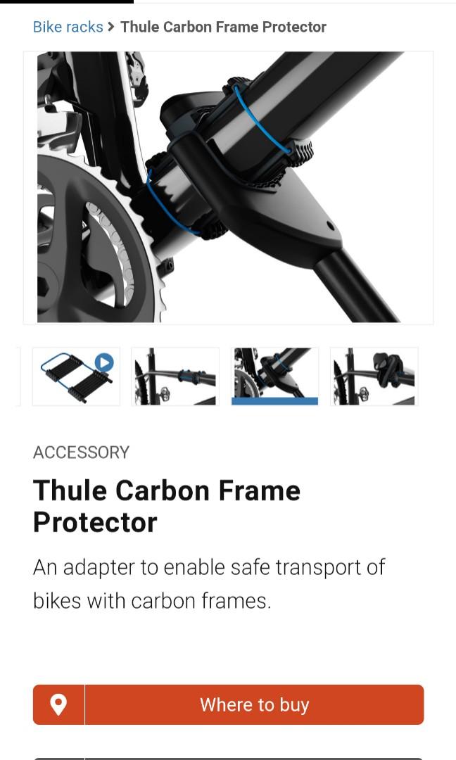 Thule carbon bike frame protector best sale