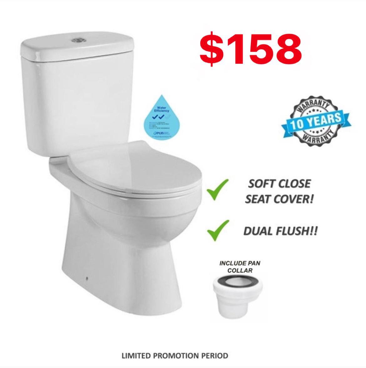 Tiara Toilet Bowl 208, Health & Beauty, Bath & Body on Carousell