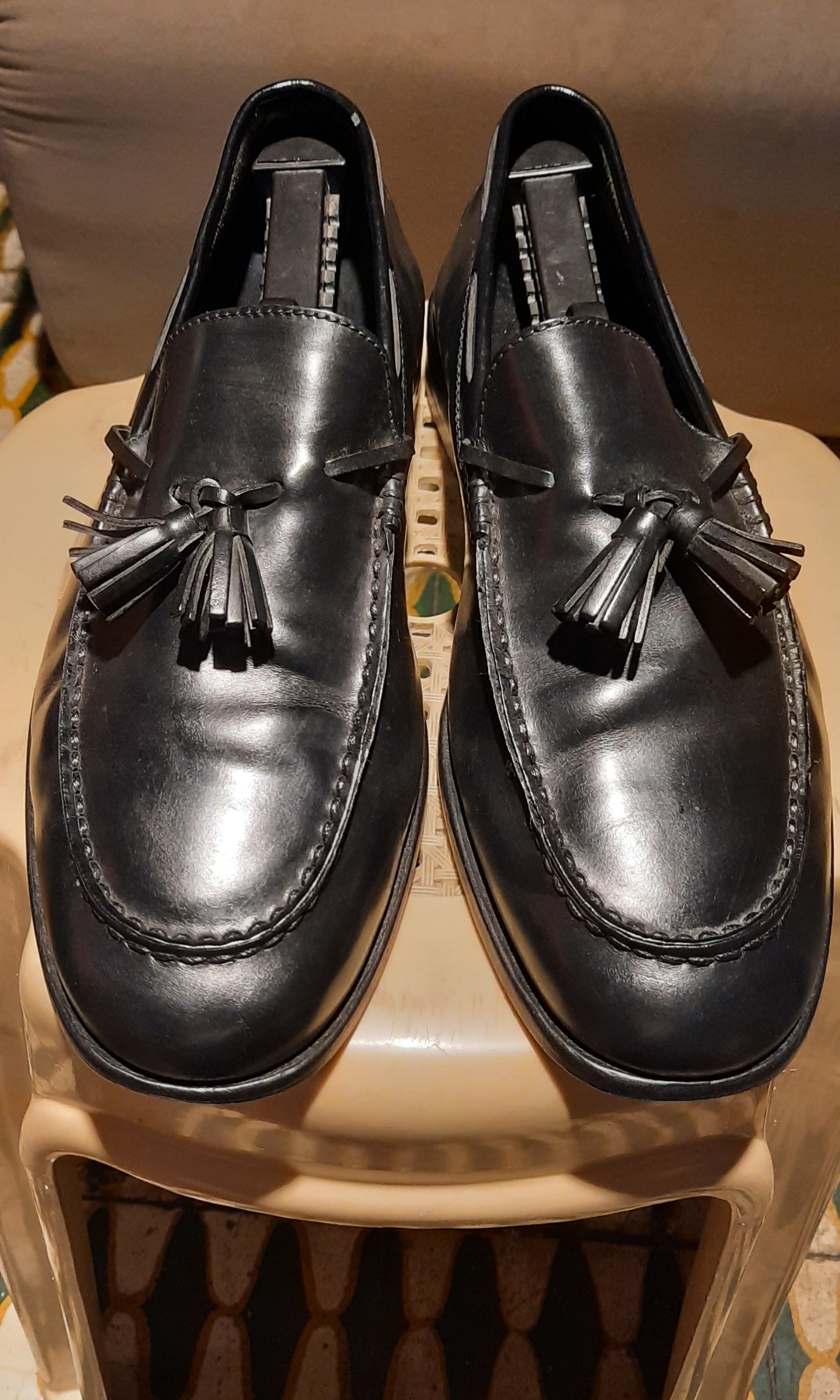 TOD S Mocasino Mens Black Shoes