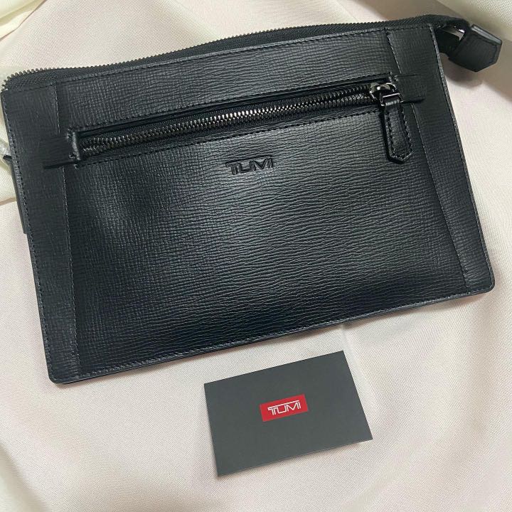 Tumi nassau double zip store clutch