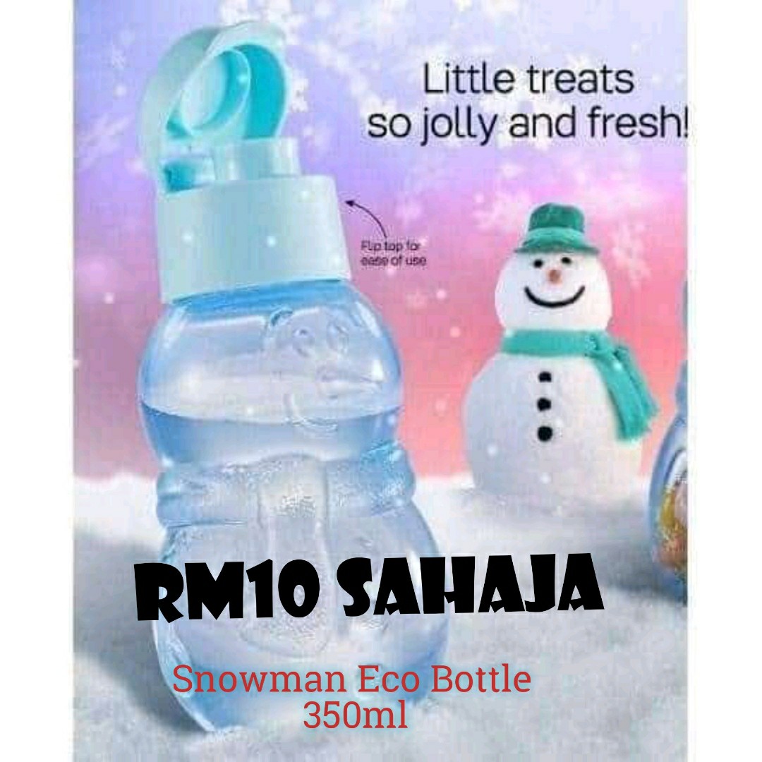 Eco bottle kids Snowman - Tupperware Care - by Sana