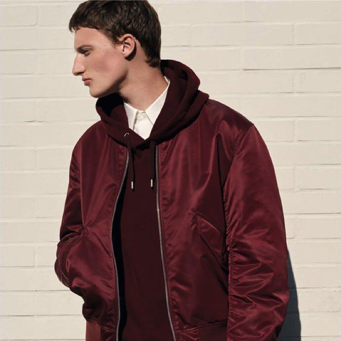 Uniqlo Christopher Lemaire U F W 16 Ma 1 Blouson Men S Fashion Coats Jackets And Outerwear On Carousell