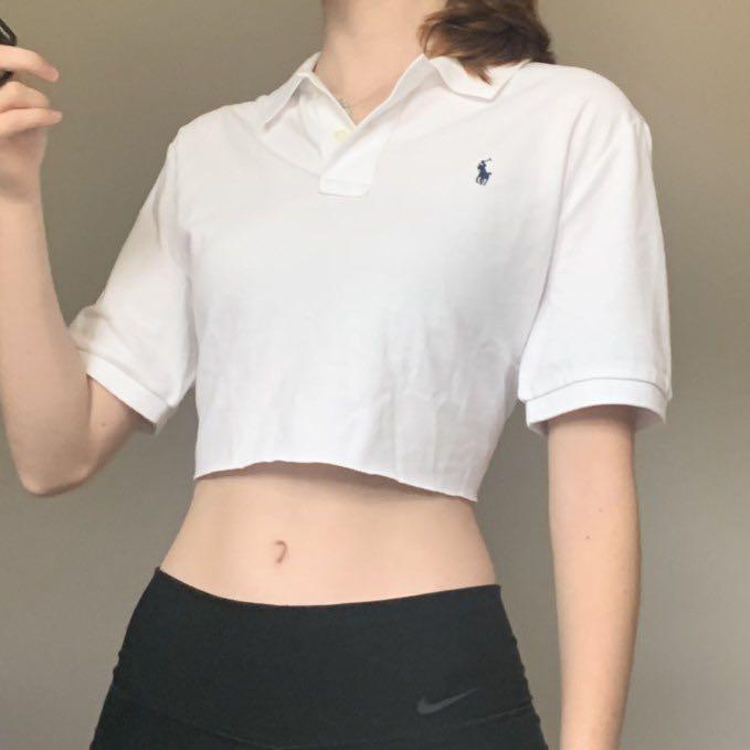 vintage ralph lauren crop top