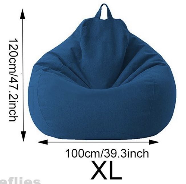 Bean Bag : XL Red/R.Blue-FABRIC-FILLED & WASHABLE (with Beans) – GKW Retail
