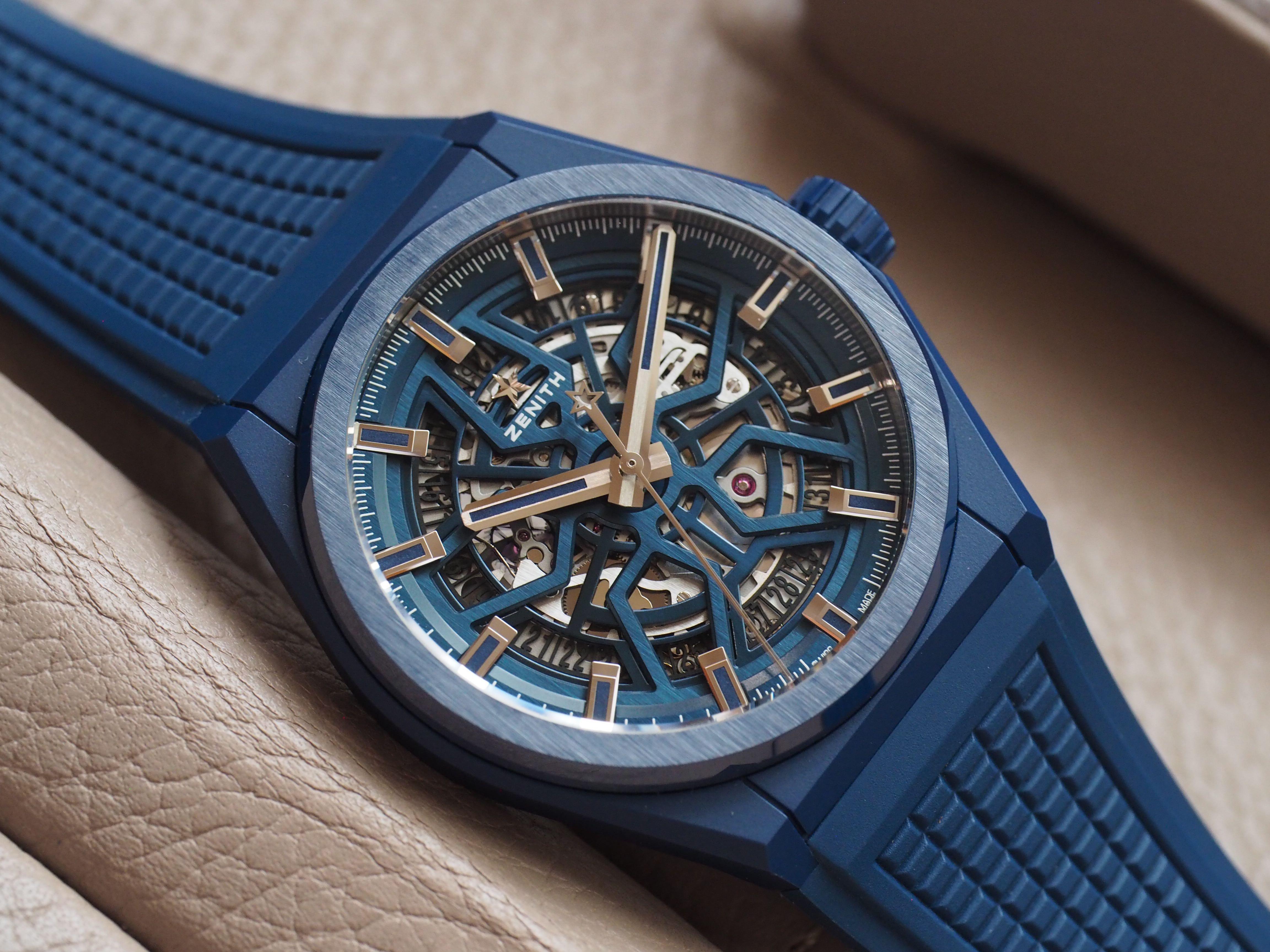 Zenith defy blue ceramic cheap
