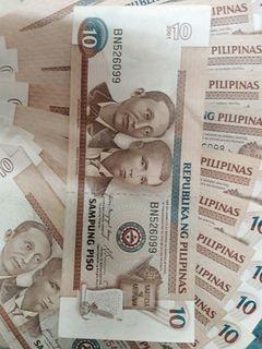10 peso bill