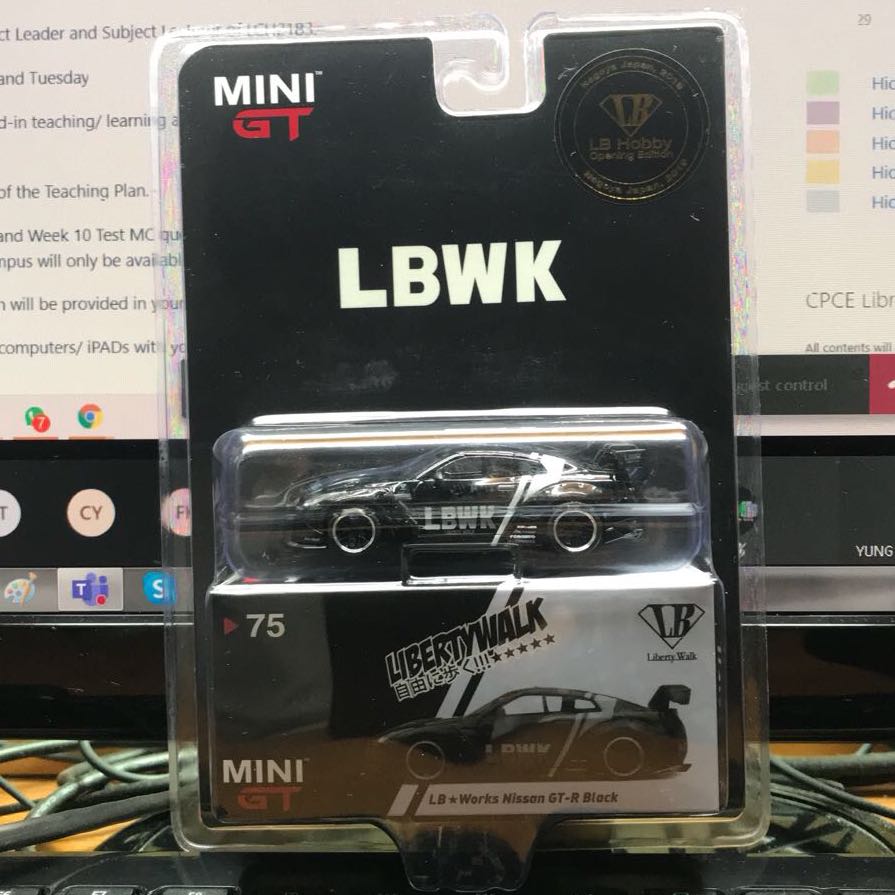 MINI GT 75 LB-WORKS 日産　GT-R 35GT-R 名古屋限定