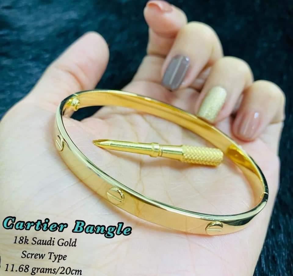 Screw type cartier bangle discount